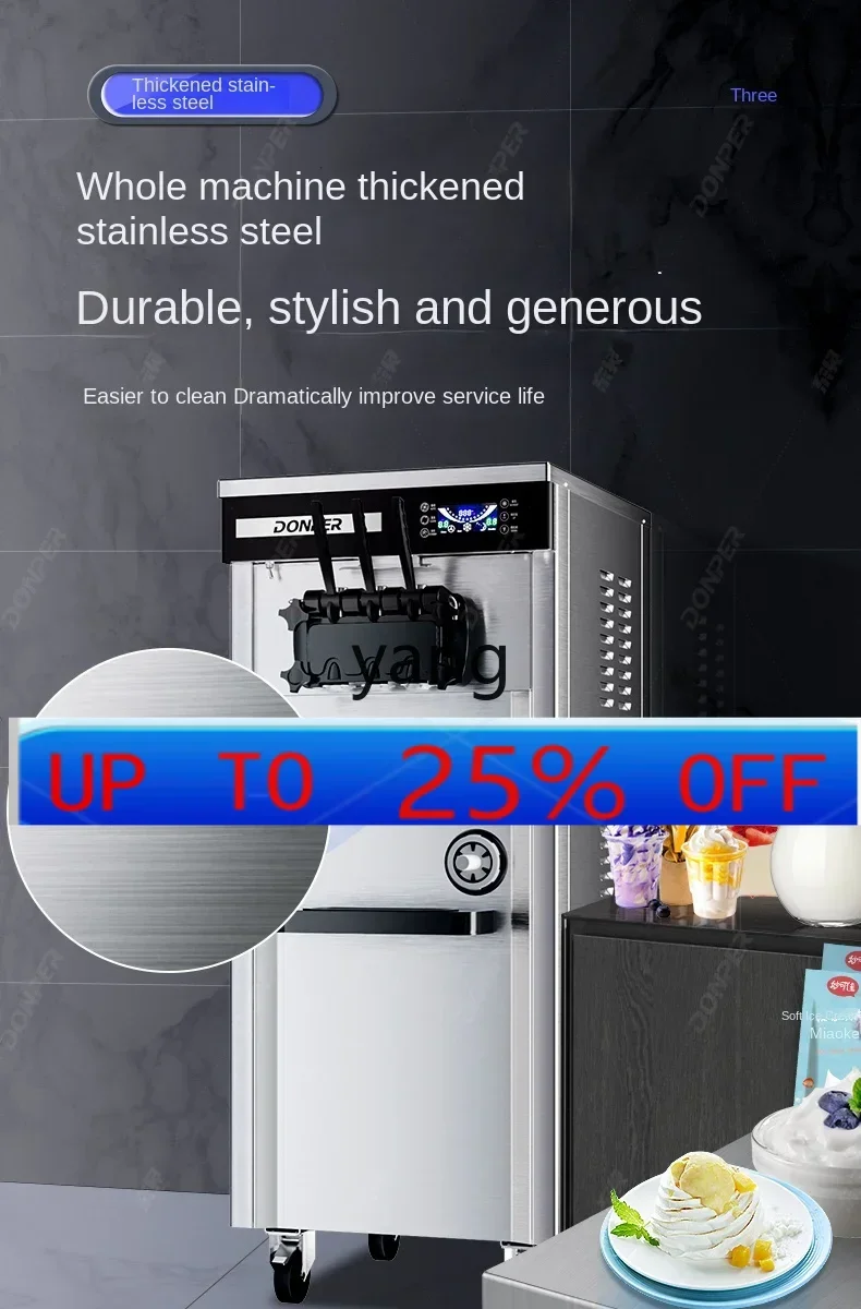 

lmm ice cream machine commercial automatic ice cream vertical cone machine stall equipment