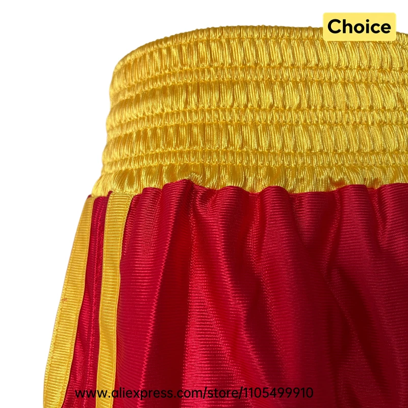 Muay Thai Boxing Shorts Shirt Set Breathable Sanda Wushu Martial Arts Kungfu Clothing MMA Kickboxing Sparring Fighting Uniform image 4
