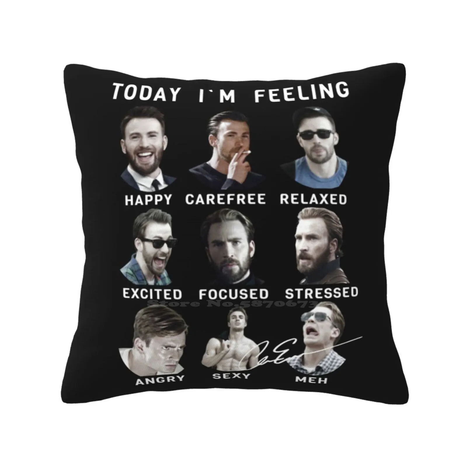 

Chris-Funny Feelings Soft Comfortable Pillowcase Chris Cup Chris Funny Chris Meme