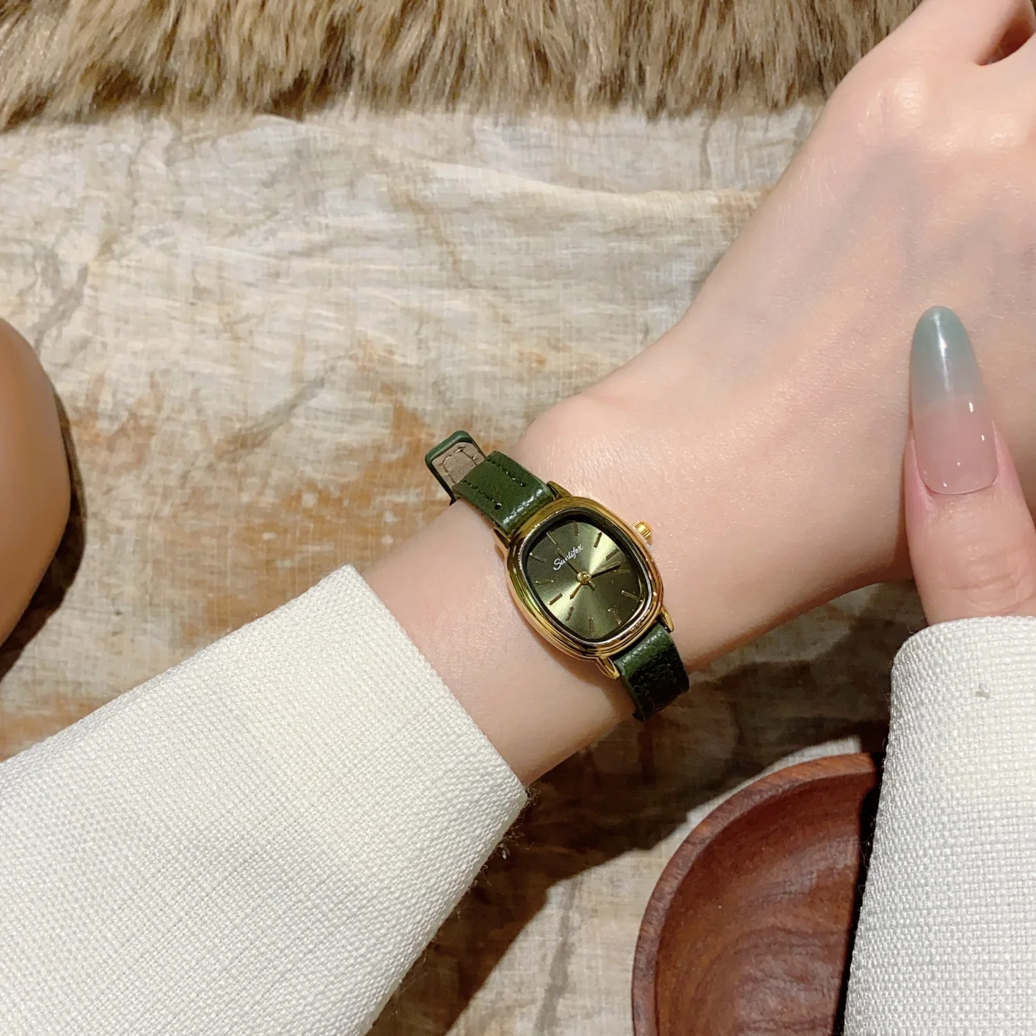 Sunlifex vendas quentes quadrado relógio feminino pulseira de couro fino quartzo relógios femininos casuais senhoras relógio de pulso presente reloj mujer montre