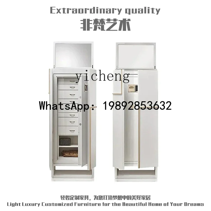 X1  Italian light luxury high-end jewelry safe, villa luxury home jewelry storage cabinet, safe