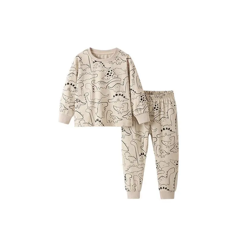 طقم بيجامات قطنية للأولاد من Malwee طقم دائري Ne Long Sve ملابس أطفال غير رسمية لخريف وشتاء جديد ملابس مريحة #5