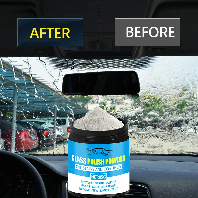 신제품! 유리 광택 및 스크래치 복원 크림, 자동차 창문 및 거울의 얼룩 없는 복원, 플라스틱 도어 및 유리 왁스