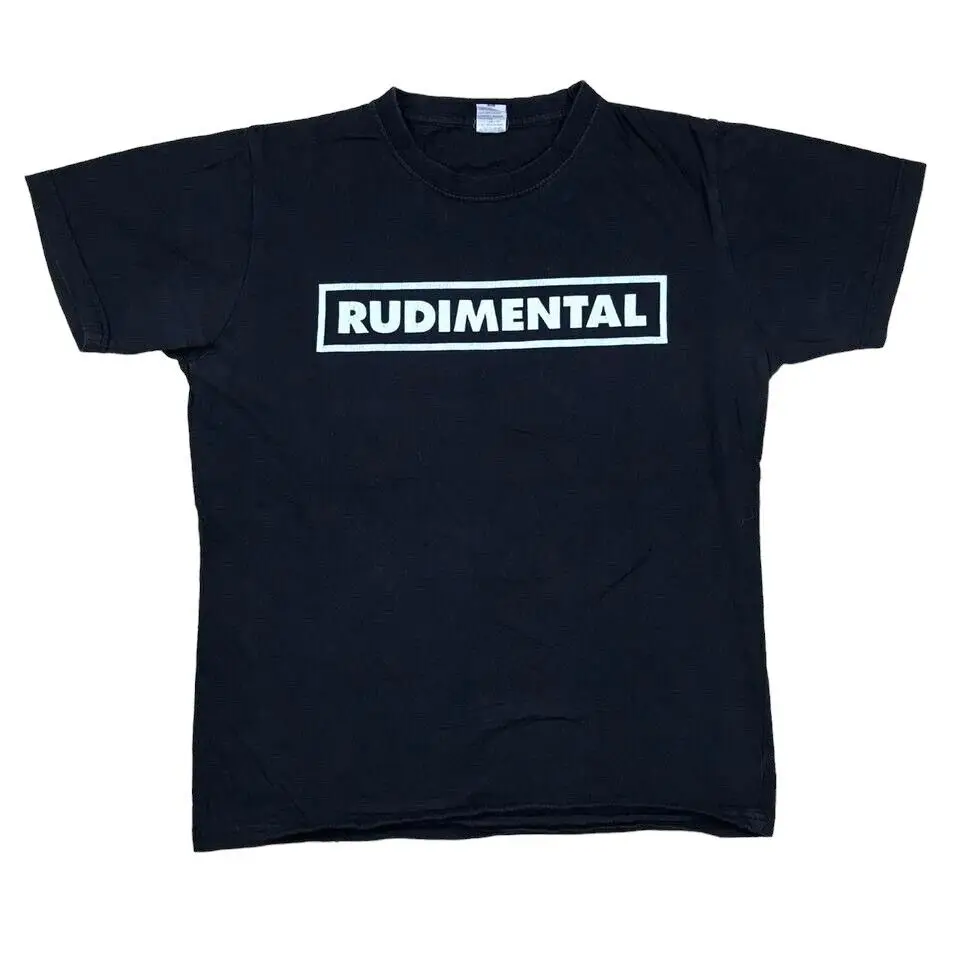 Rudimental Large Black Tour T Shirt Concert Tee Oversized Hipster Y2k T-shirt