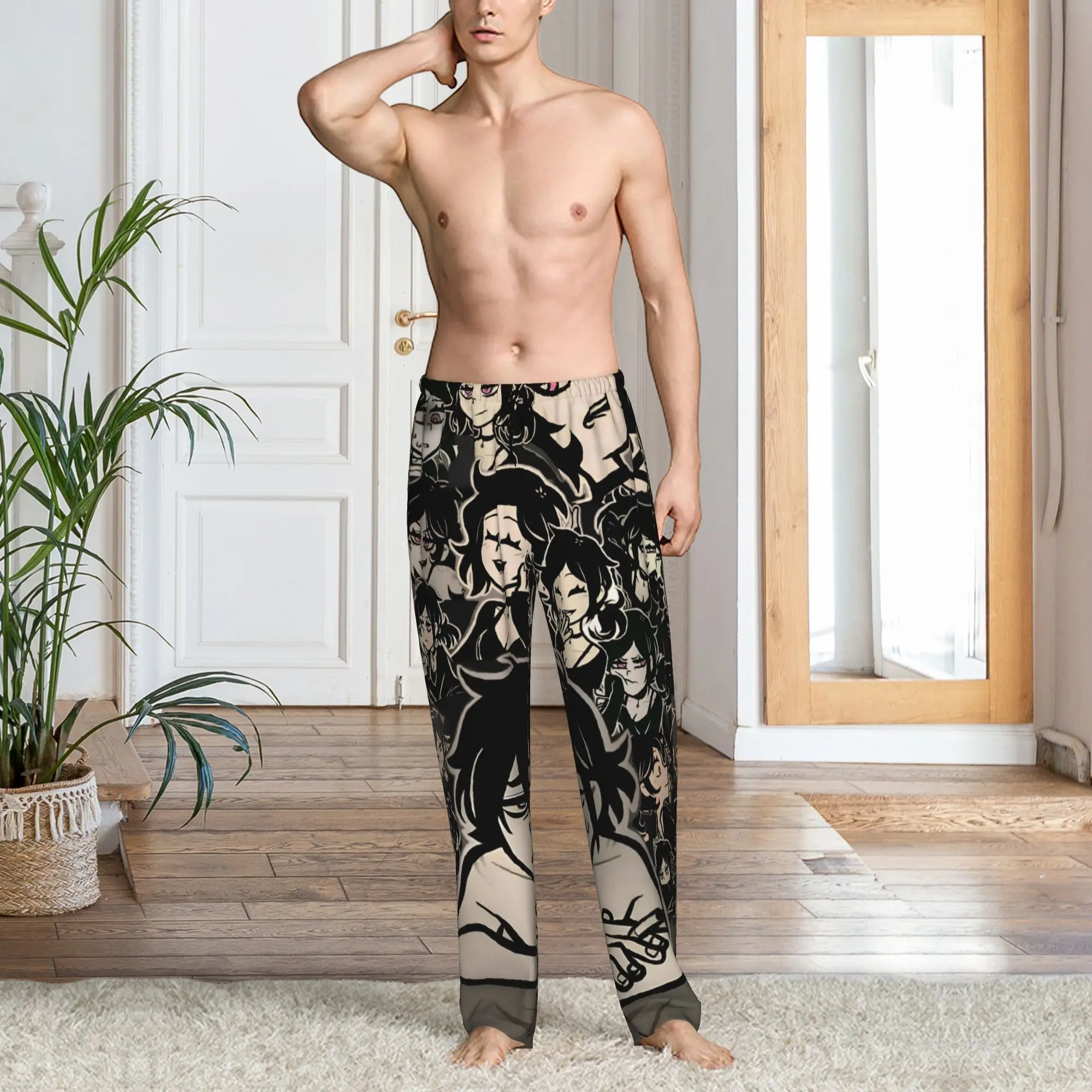 Custom The Coffin of Andy and Leyley Pajama Pants Men Andrew Sleepwear Lounge Sleep Bottoms Stretch with Pockets view 6
