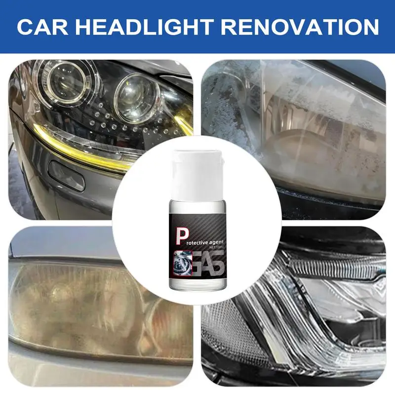 Car Lights Cleaner 10ml Headlight Lens Restorer Deep Cleaning Multi-functional Vehicle Detailing Product For Daily Maintenance - Image 4