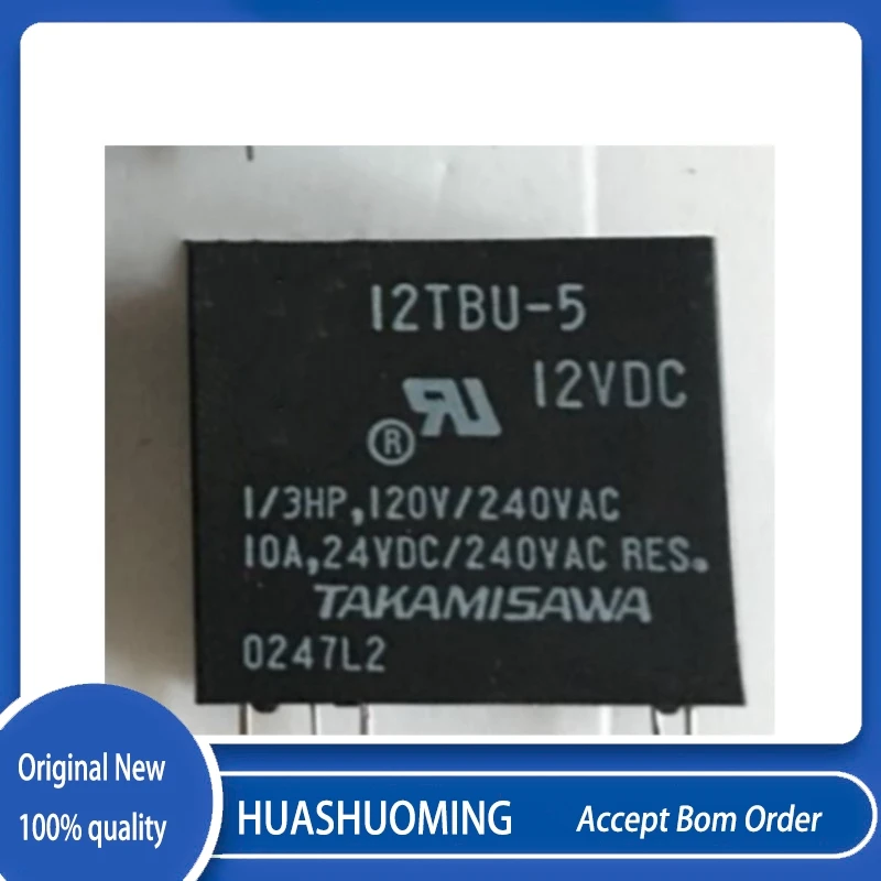 5Pcs/Lot   New VB12TBU-5 VB 12TBU-5  8PINS 5A 12VDC  VB 24TBU-5 24VDC