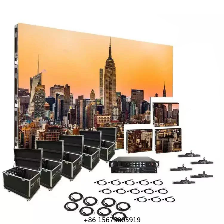 Indoor Full Color HD Video Wall Panel P4.81 500mm*1000mm Outdoor Capacitive Rental LED Displays Screen