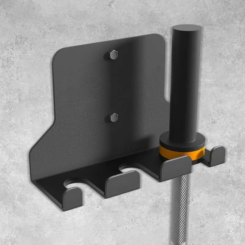 Wall Mount Rod Storage Rack Vertical Hanging Heavy Duty Barbell Storage hang pole Home rack Gym Bar Holder