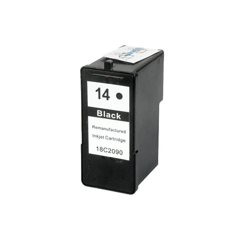 Lexmark recycled ink cartridge black L14, replaces a 18C2090E n ° 14 XL14R imprimirbien.com