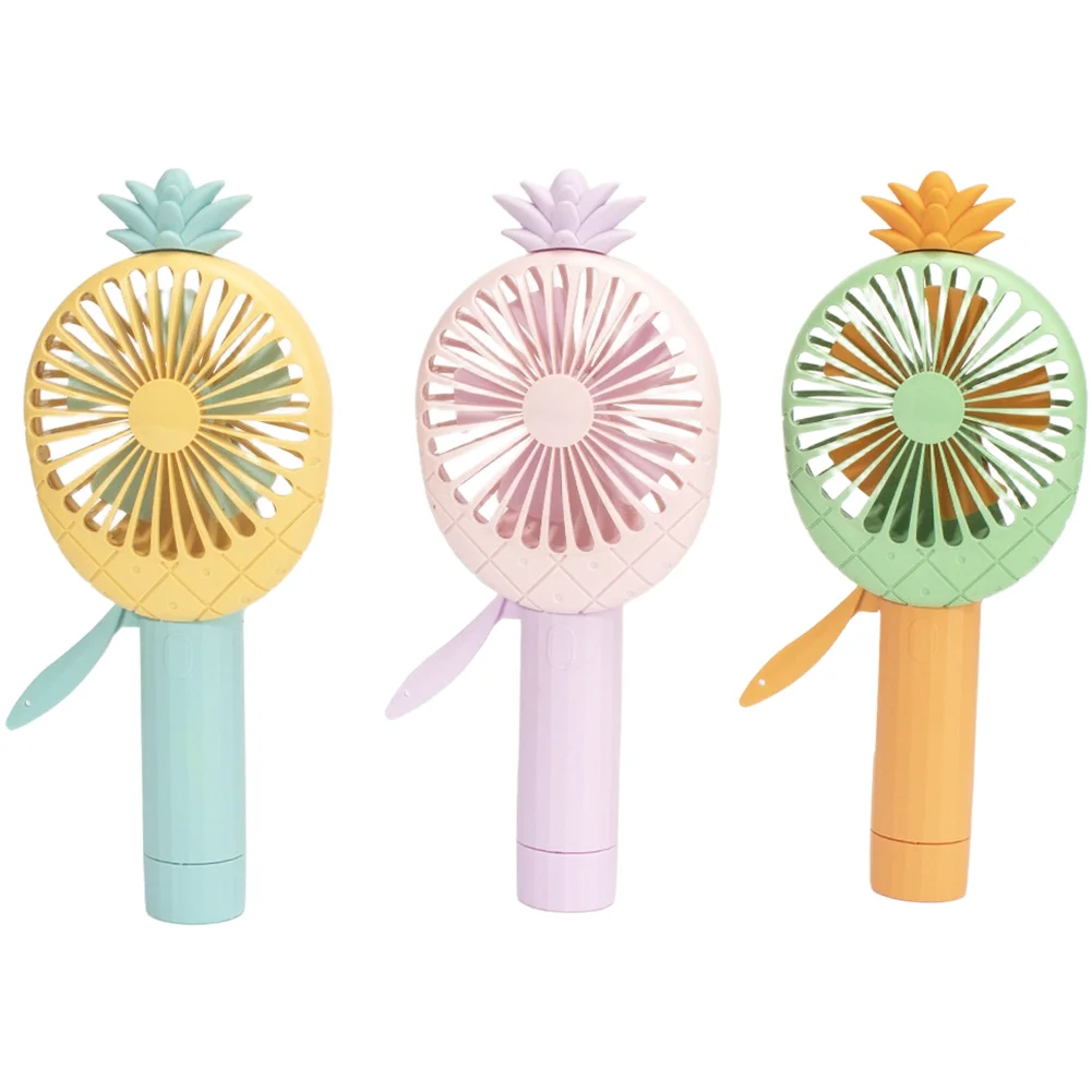 Lightweight 65g Hand Press For MINI Fan with Spray Mist Portable Cooling Fan for Study Quiet Environment Fruit Style