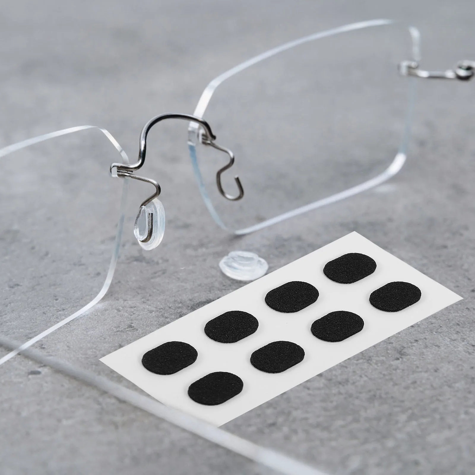 

12Pairs Anti Slip Nose Pads for Glasses Foam Pads Comfortable Eyewear Supplies Skin Friendly Glasses Nose Pad Eyeglass Supplies