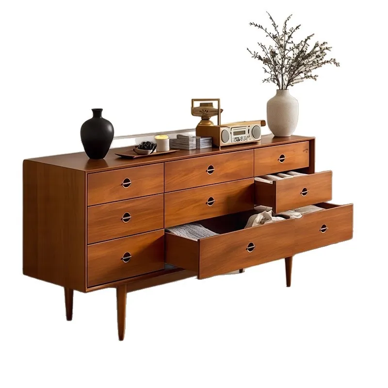 

French, retro, side cabinet, carved, against the wall, living room, locker, wabi-sabi, medieval style, entrance cabinet