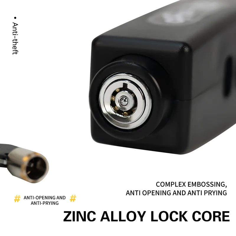 Bloqueio do guiador da bicicleta da motocicleta alavanca do freio dianteiro anti-roubo fechaduras de aperto do acelerador universal scooter bloqueio de segurança com 2 chaves