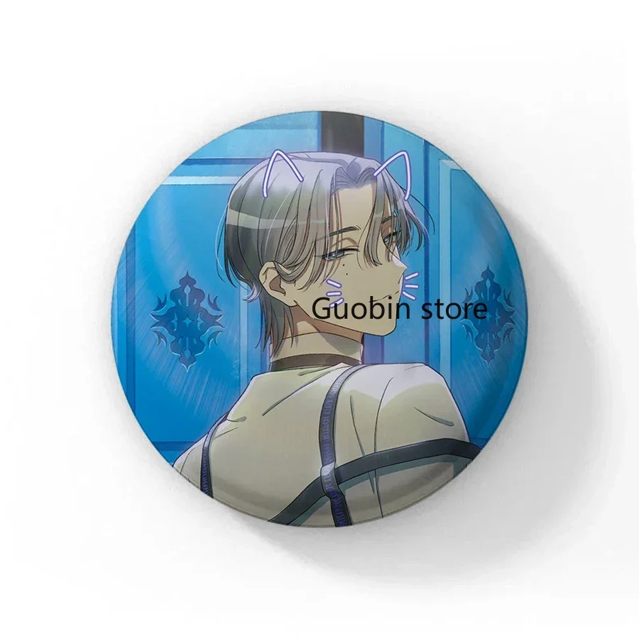 Cartoon MILGRAM Anime MILGЯAM Shidou Kirisaki Es Haruka Sakurai Yuno Kashiki Fuuta Kajiyama Mu Kusunoki Metal Badge Brooch Pins