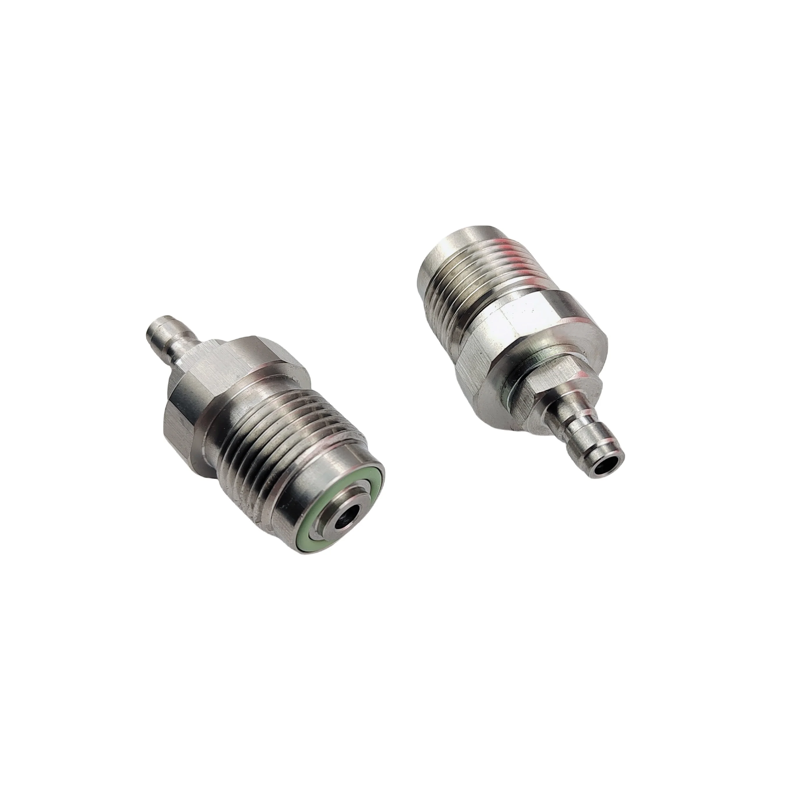 DIN G5/8 خيط تحويل إلى 8 ملء الحلمة ، محول تركيب سريع لصمام خزان HPA