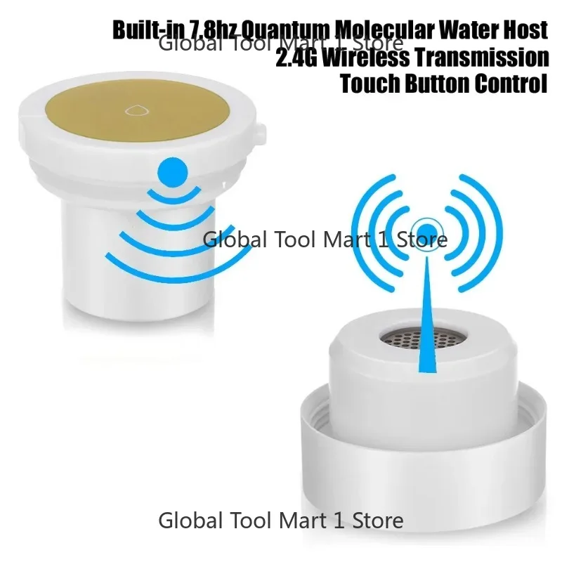 500ml Portable Molecular Resonance Water Cup Low Frequency Spin Drinking Bottle for Home Daily Use