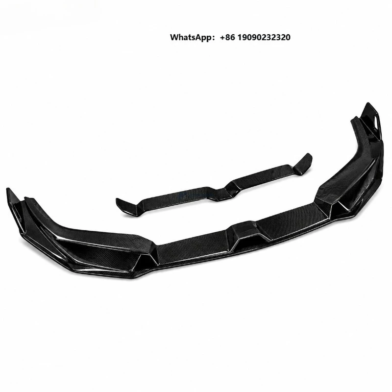 Carbon Fiber Front Bumper Lip   Front Splitter Spoiler Exterior Body Kit Upgrade PX