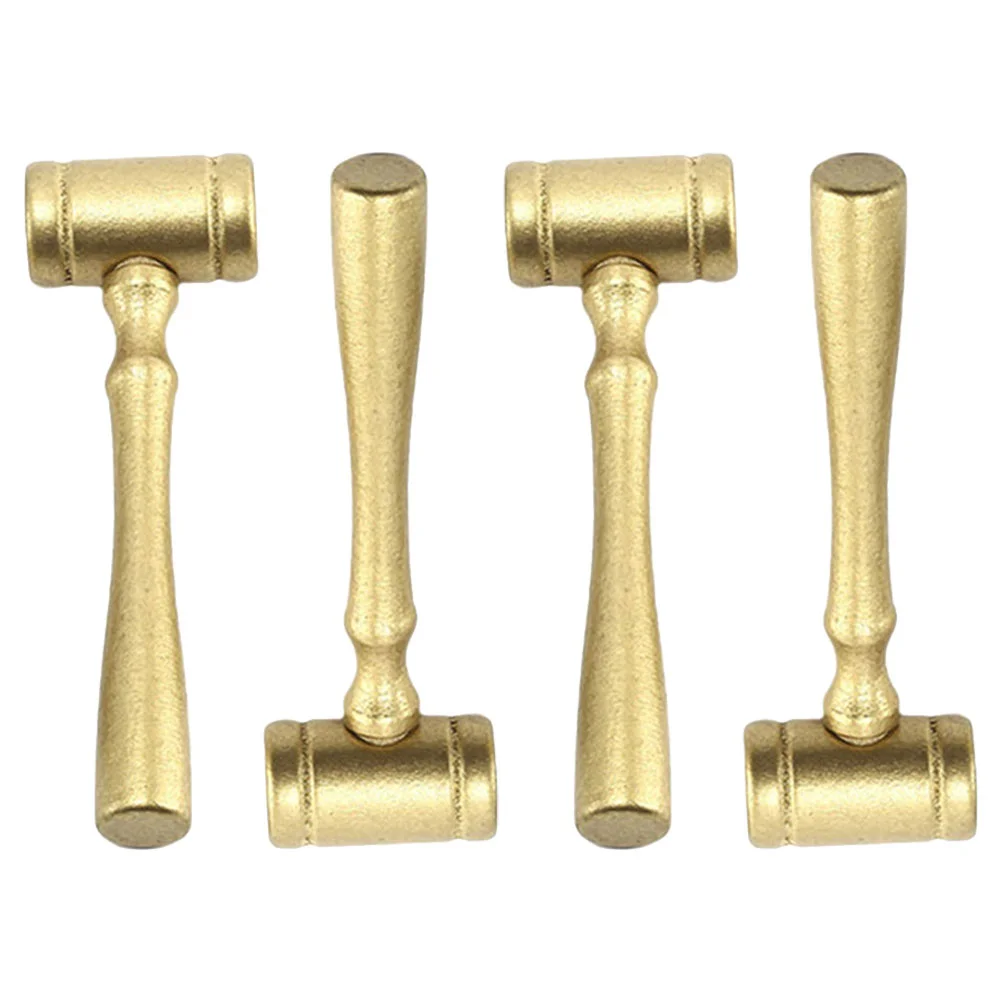 4 Pcs Judge Hammer Children's Toy Mini Toys Gavel Clothing Wooden Judges Auction Prop Lawyer