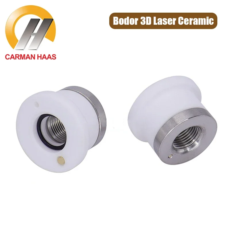 Carmanhaas Keramische Ring BD-01A Dia 20.6Mm Voor Bodor 3d Laser Keramische M8 Vezel Lasersnijmachine Kop Mondstuk Houder Snijder