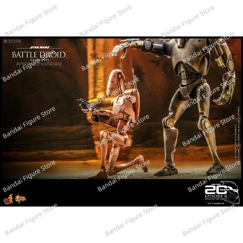 Original HOTTOYS HT MMS649 1/6 Scale Collectible Star Wars BATTLE DROID GEONOSIS 12'' Male Solider Action Figure Full Set Toys