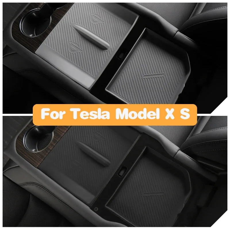 

Силиконовая подушка-вкладыш для центральной консоли Tesla Model X S, водонепроницаемый органайзер для салфеток, аксессуары для интерьера автомобиля 2023