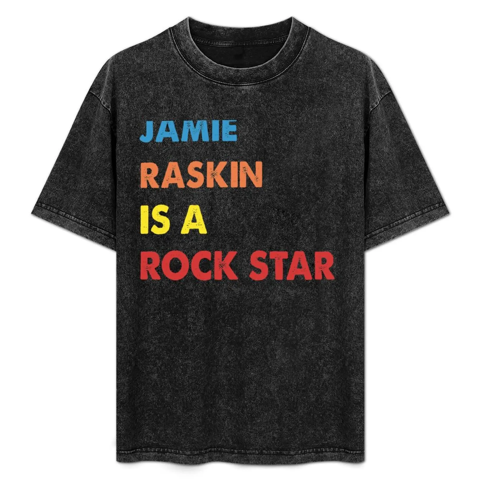 Jamie Raskin is a rock star T-Shirt shirts graphic tees graphics Men's cotton t-shirt