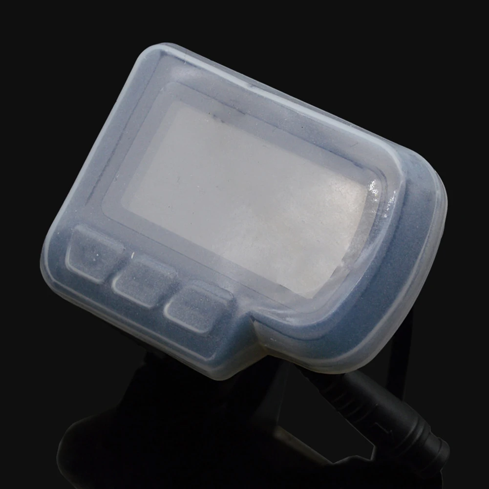 Accessorio per copertura antipolvere per display per bici elettrica per uso esterno, per climi piovosi, deviazione di misurazione manuale trasparente