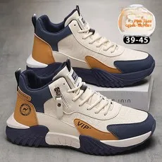 

Покупайте товары. Зимние мужские высокие теплые хлопковые кроссовки на флисовой подкладке. Повседневная модная обувь. Мужские кроссовки на толстой подошве.