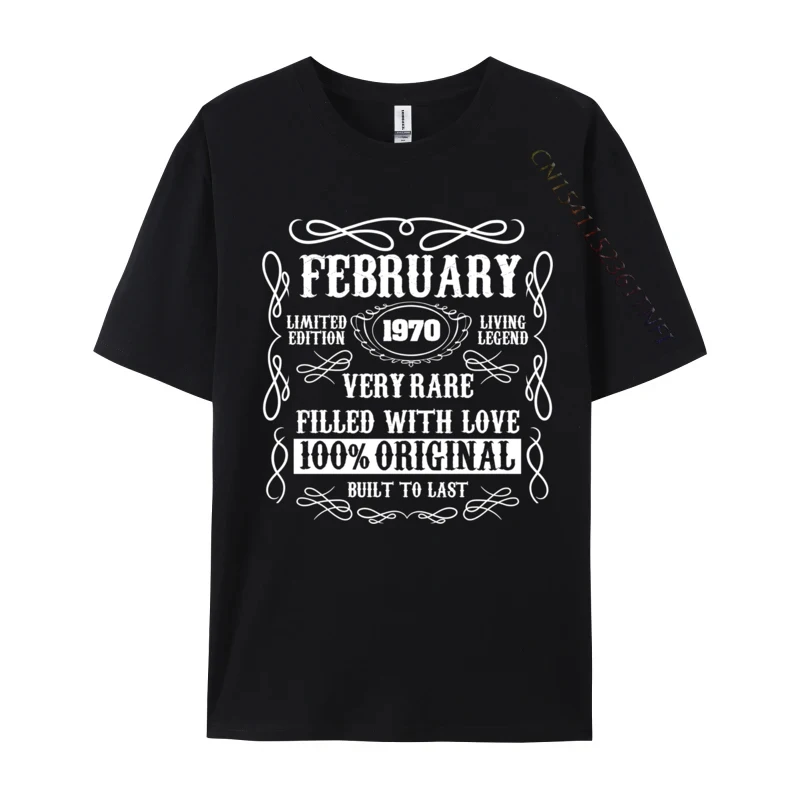 

February Limited Edition 1970 Living Legend Very Rare Tops Shirt Fall Cotton Youth T-Shirt Leisure Tops Tees Discount