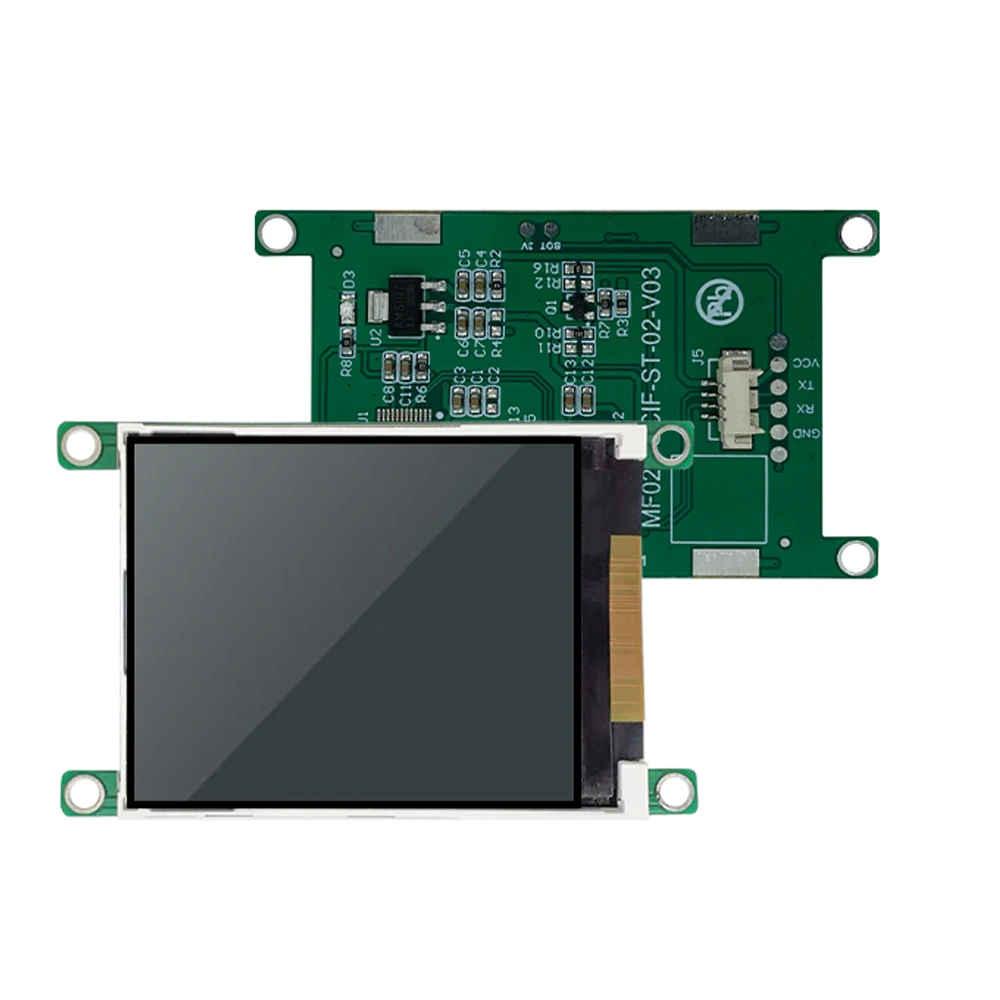 MF022 integrated font picture function HMI zero code drive UART serial display 176*220