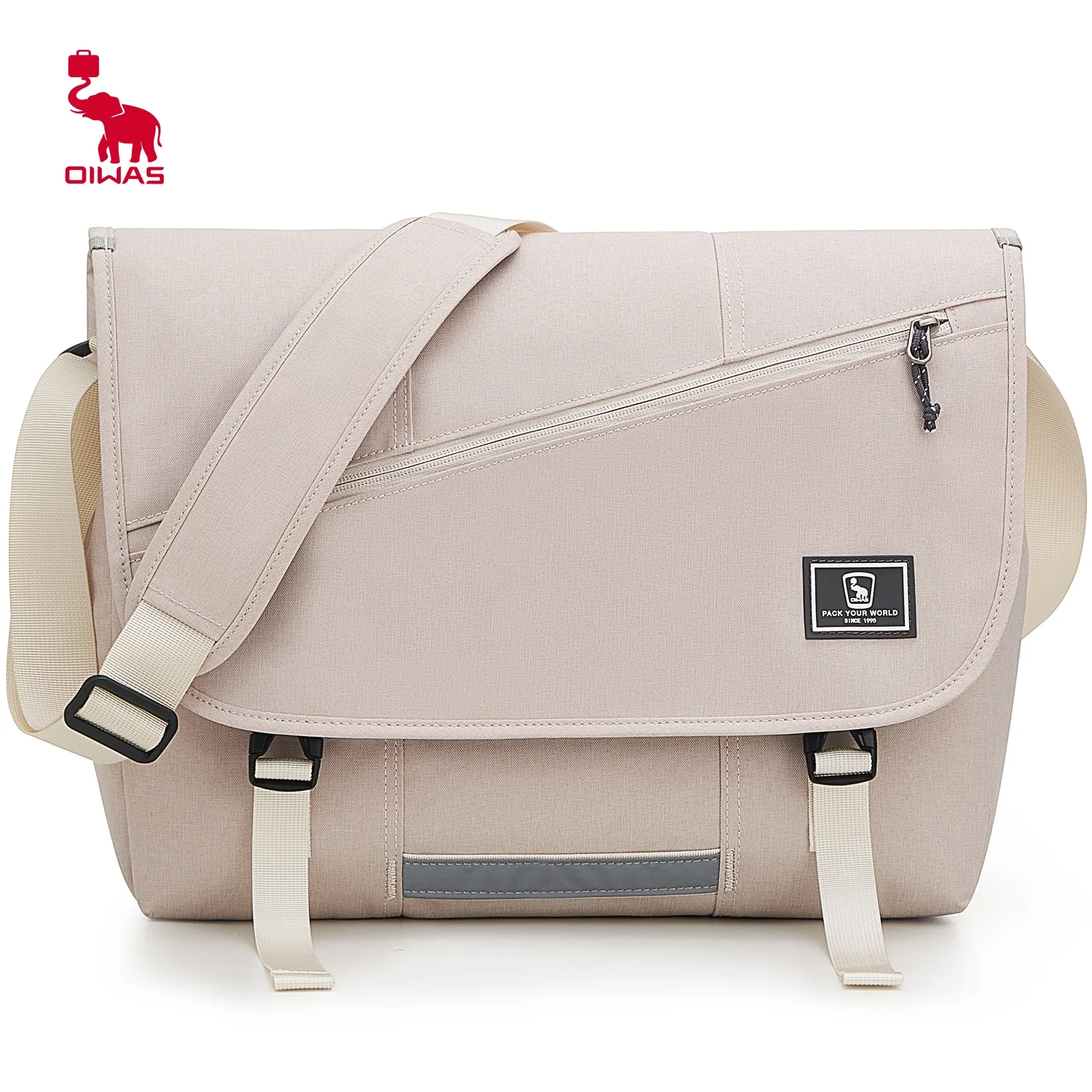 

OIWAS Diagonal Bag Waterproof Large Capacity Can Hold 17-Inch Computer Crossbody Bag