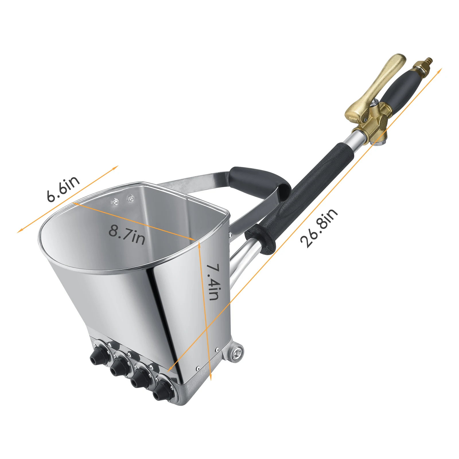 Mortar Spray Gun Wall Stucco Shovel Hopper Ladle Cement Mortar Sprayer Gun Plaster Ceiling Paint Concrete Paint Spray Gun Tool