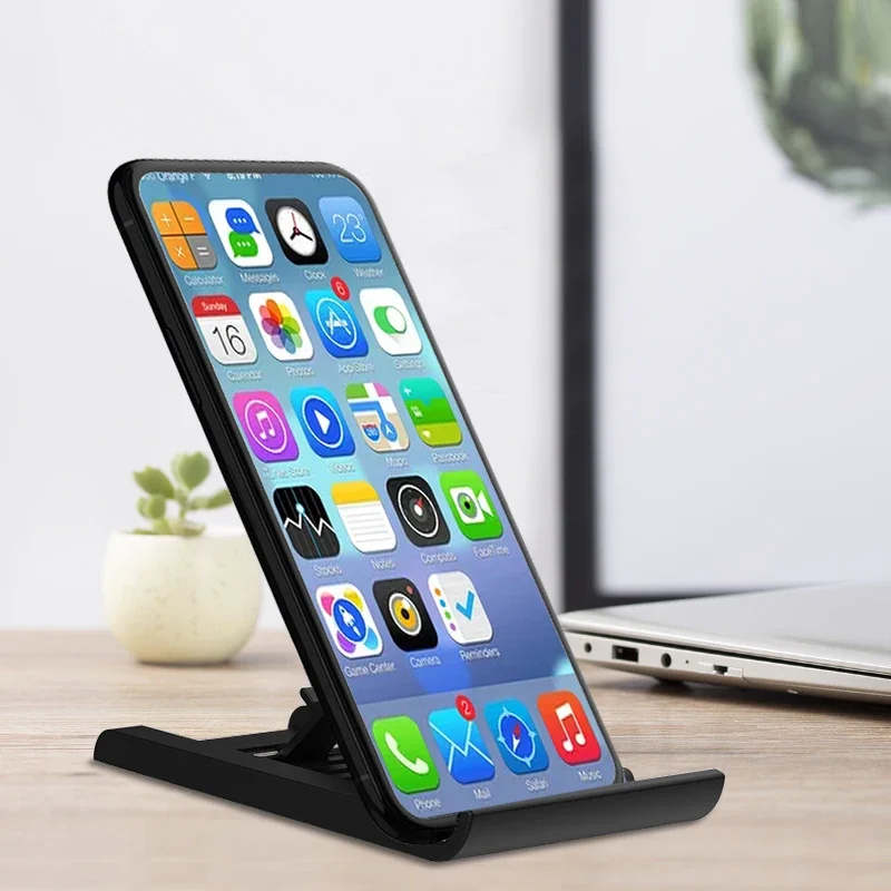 Desktop Phone Holder Stand Foldable Portable Tablet Stand Desk Lazy Bracket For iPhone 13 Pro iPad Mobile Phone Tablet below 12