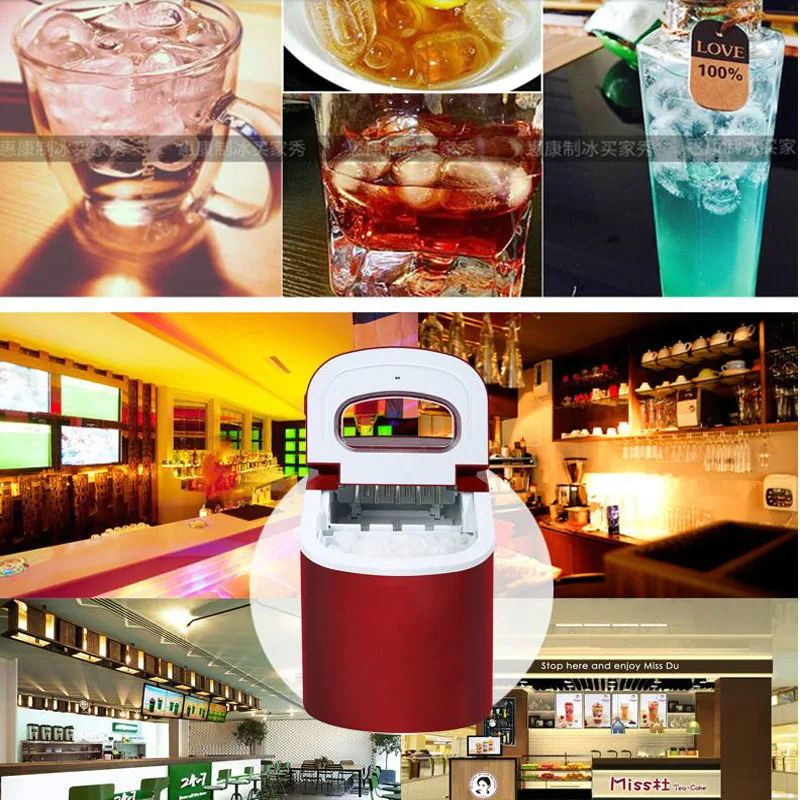 Portable Household Small Ice Maker Wholesale Countertop Ice Machine Electric Portable Ice Maker