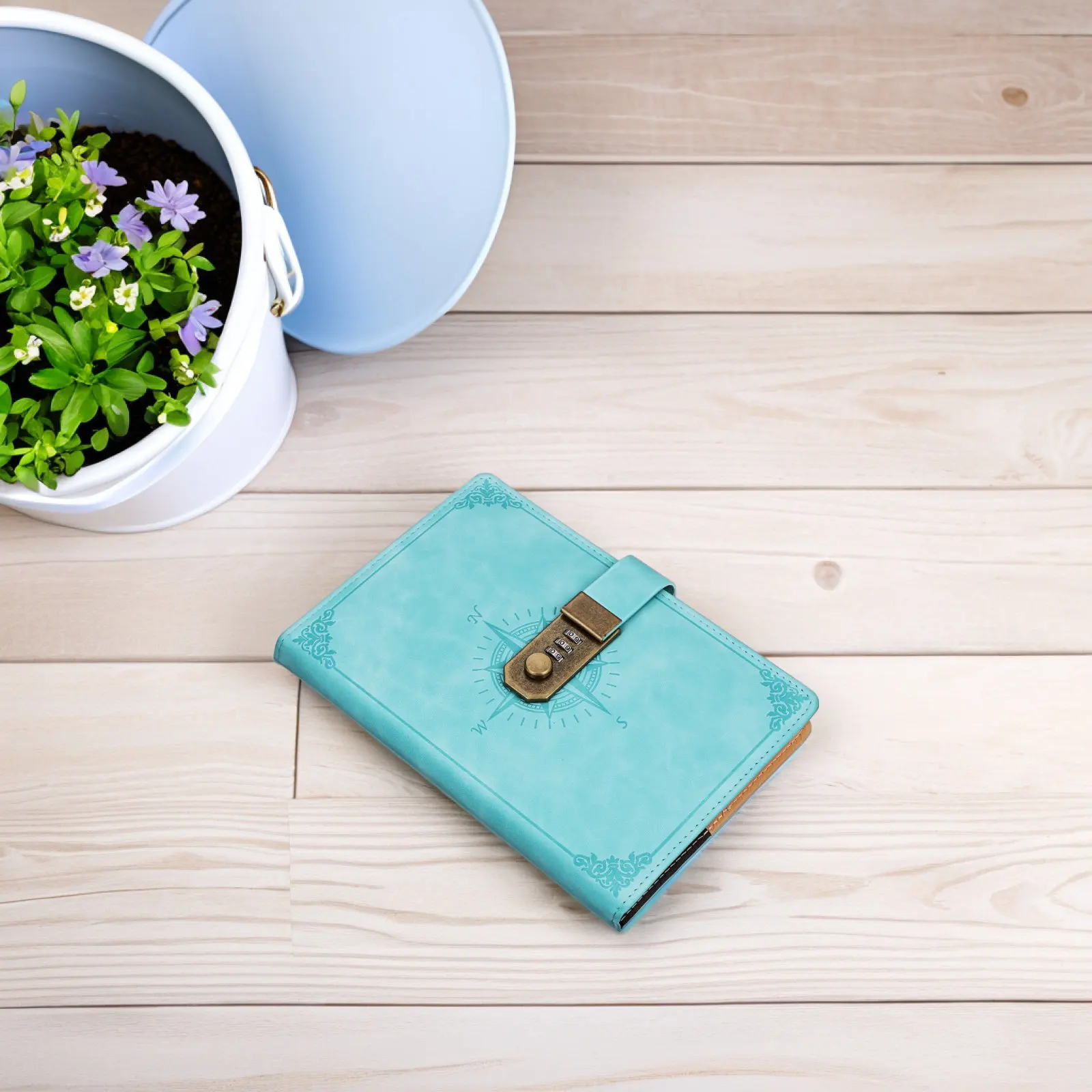 password-notebook-with-combination-lock-secure-journal-for-women-men-teens-lockable-diary-sturdy-vintage-design-card-slots