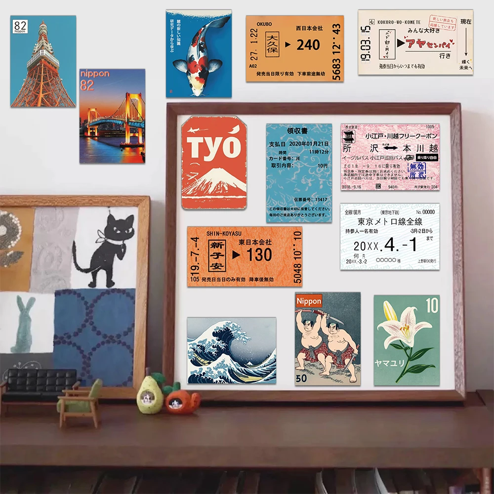 50/100 قطعة ثقافة السفر اليابانية الإبداعية ملصقات شخصية كتيبات الديكور DIY بها بنفسك الحالات الهاتف ملصقات دفتر الملاحظات #6