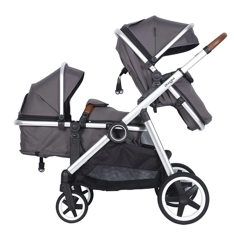 

Luxury 2 In 1 European Double Twins Light Tandem Pushchairs 2 Baby 2In1 2 Seat Stroller