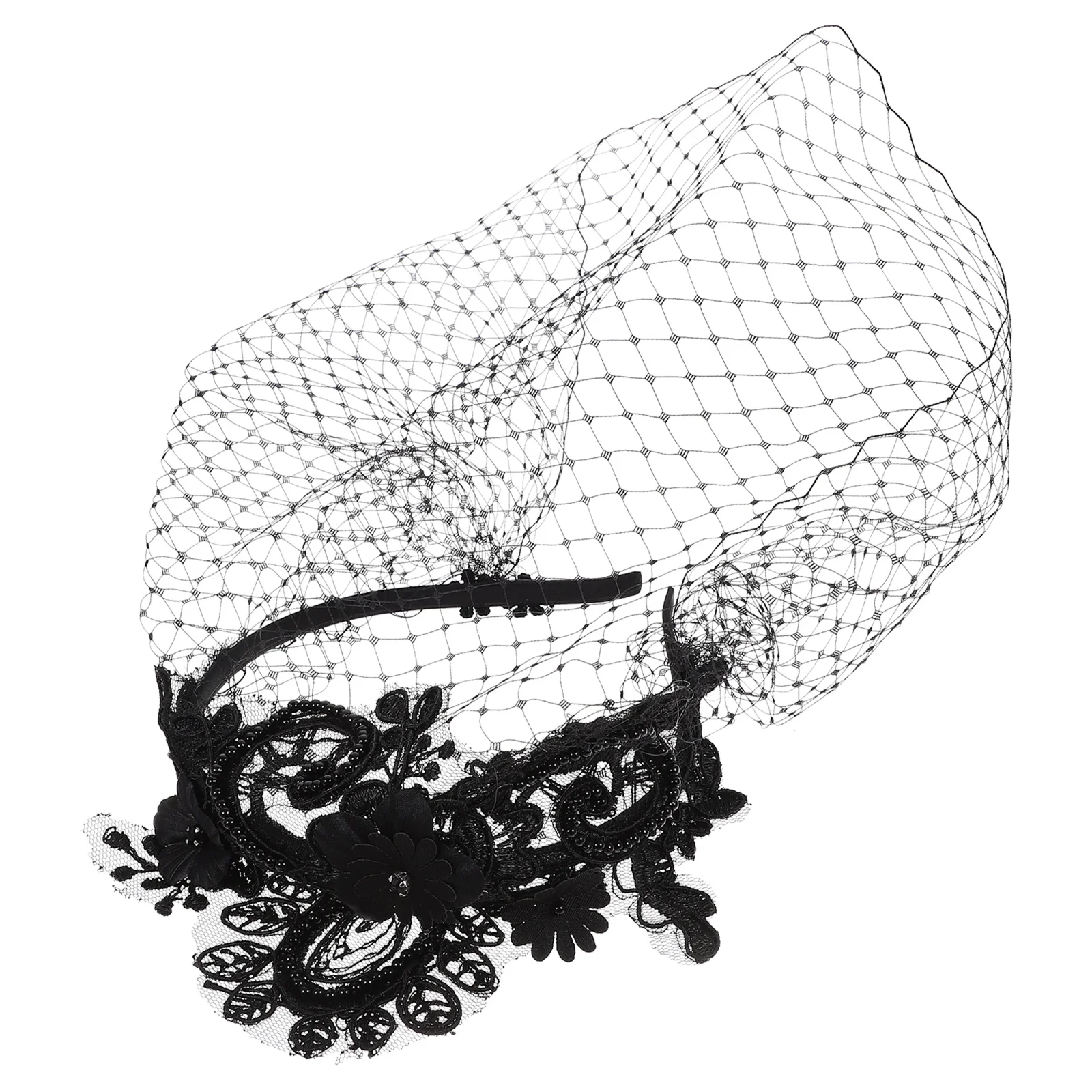 

Vintage Mesh Veil Headband Bridal Wedding Fascinator Women Gift Accessory Birdcage Veil Wedding Hair Accessories