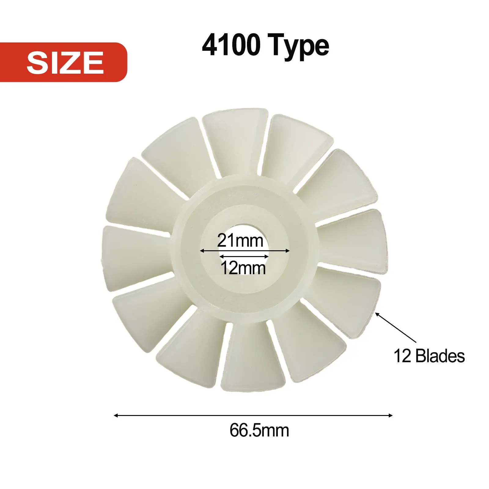 Rotor Fan Blade for 110 Marble Machine 12mm Shaft Hole 71mm Outer Diameter Improved Performance  Rotor Fan Blade