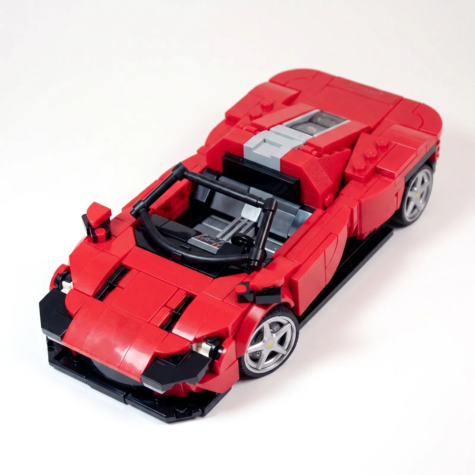 PolaDeer 459-teiliger MOC Sportwagen Daytona SP3 - Roter Champion-Rennwagen Bausteine Spielzeug Montagemodell Bausteine Kindergeburtstagsgeschenk – Detail 7