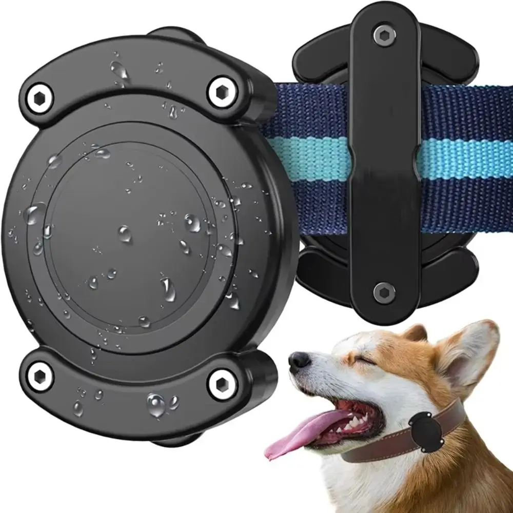 Waterproof Pet Collars Locator Case Protective Anti-Lost Tracker Holder Easy Install Protector Mount for Apple Airtag