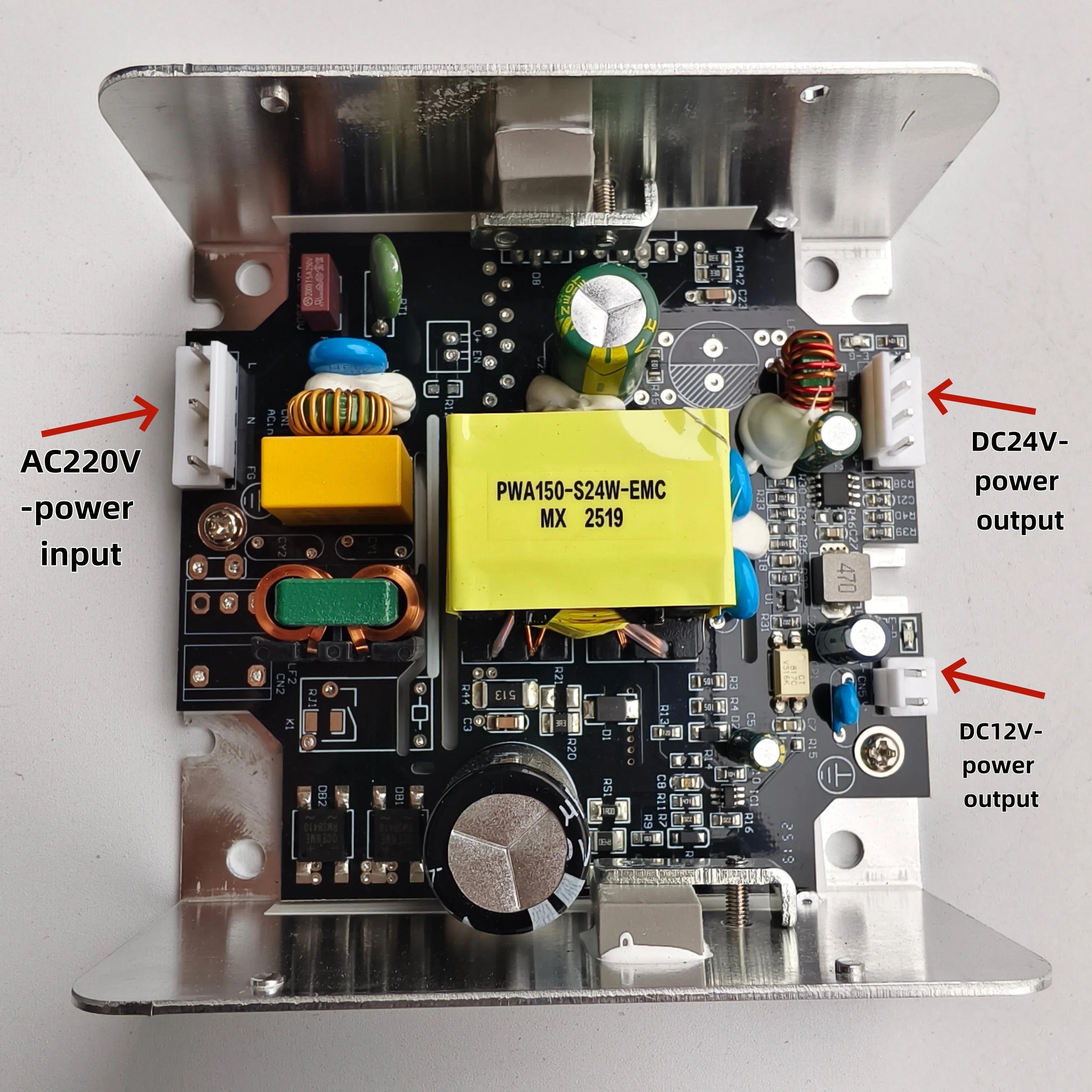 Massage Chair Power Board Massage Chair Switching Power Supply Pga150-D2412W-Dc24V-Dc12V - view 3