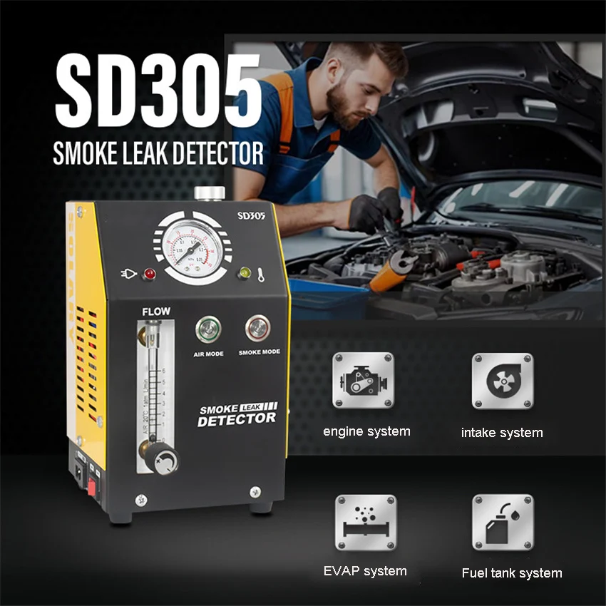 

Automotive Repair Smoke Leak Detector Intake Exhaust Pipe Leak detection Engine Smoke Machine Leak Detection Tool