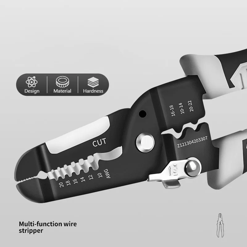 Новые плоскогубцы для зачистки проводов электрика для разделения проводов пилинга отжима универсальные многофункциональные ручные обжимные плоскогубцы