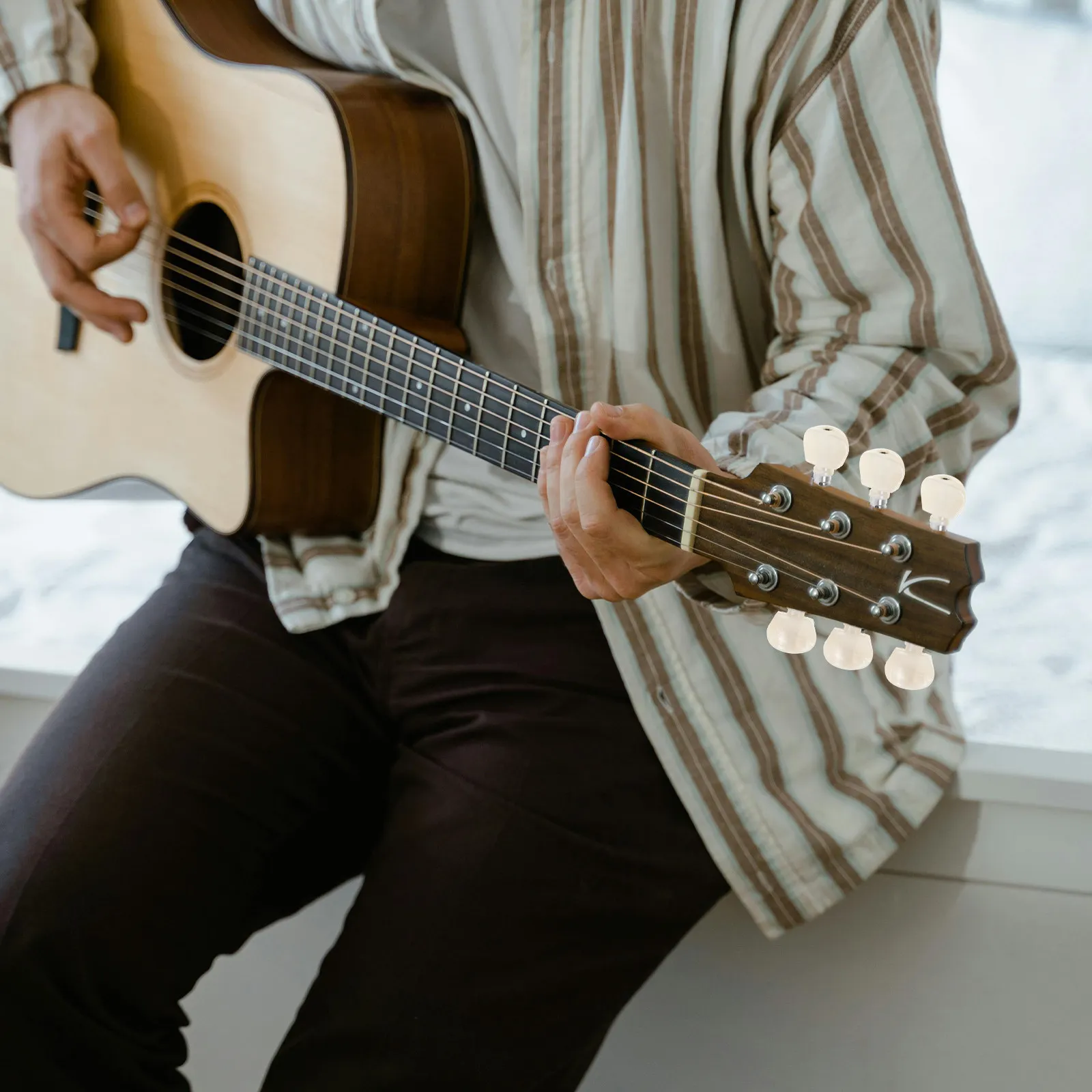 

1 комплект колков для настройки банджо из прочного цинкового сплава и ПВХ, легко устанавливаемые, долговечные, запасные части, струнный тейлпайс для банджо