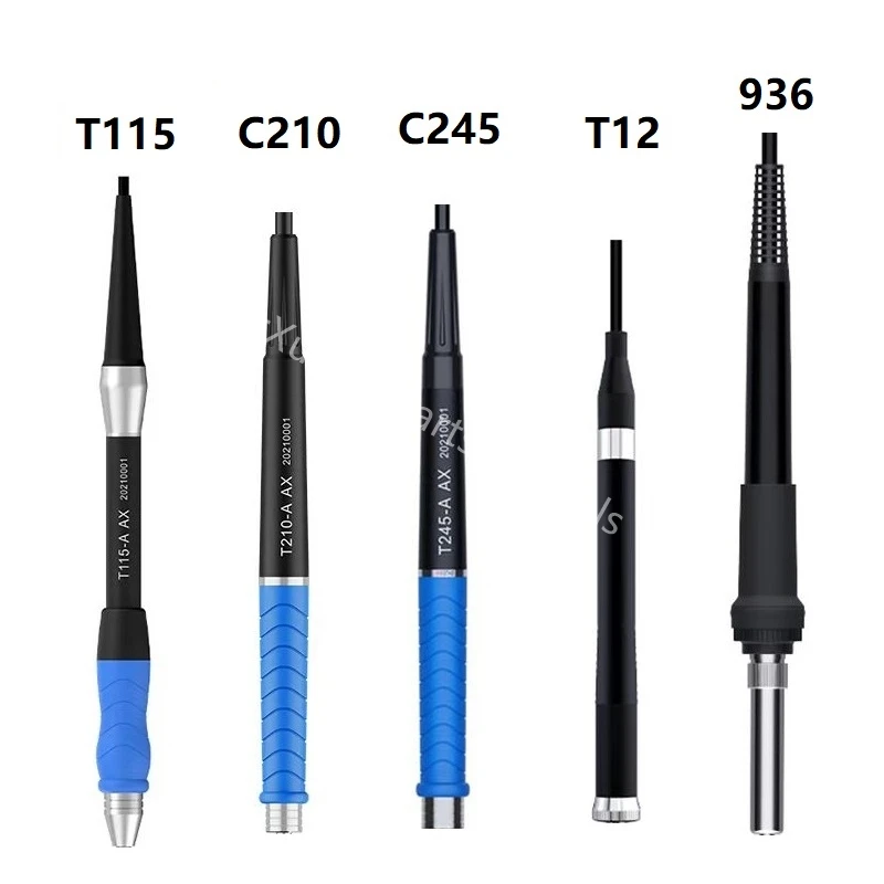 AIXUN MX Soldering Iron Handle C210 C115 Tips 936 T12 C245 Solder Station Heating Element Parts T3B T3A K Head JCID JBC DIY Kit