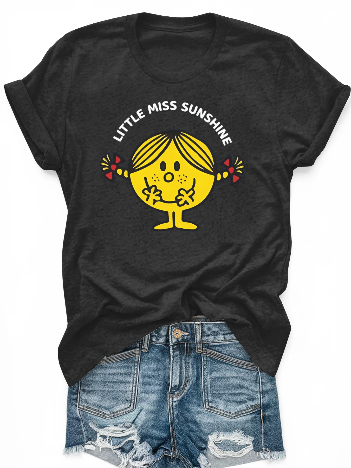 

Women's large-size printed short-sleeved T-shirt, loose and casual, soft, comfortable and breathable, outdoor sports