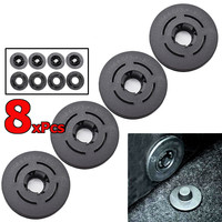 8pcs Car Mat Caret Clips Retention Fixing Floor Carpet Mat Clips Twist-Lock For Grips Clamps Floor Holders For A3 A4 A5 A6 Q3 Q5