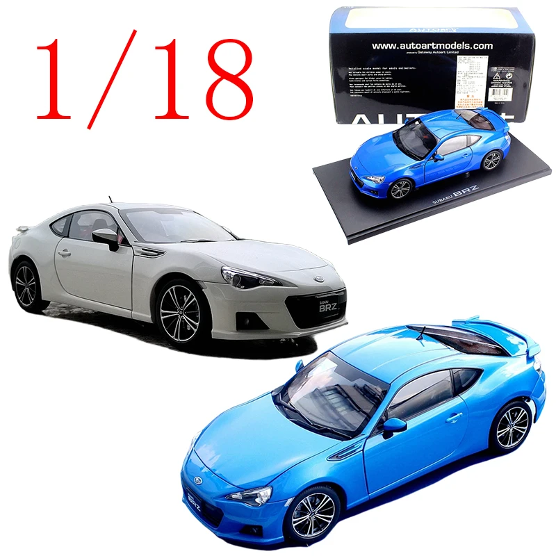 

AUTOart Diecast 1/18 Scale Subaru Alloy Model Cars Subaru BRZ Play Vehicles Toys for Boys Gift Original Box